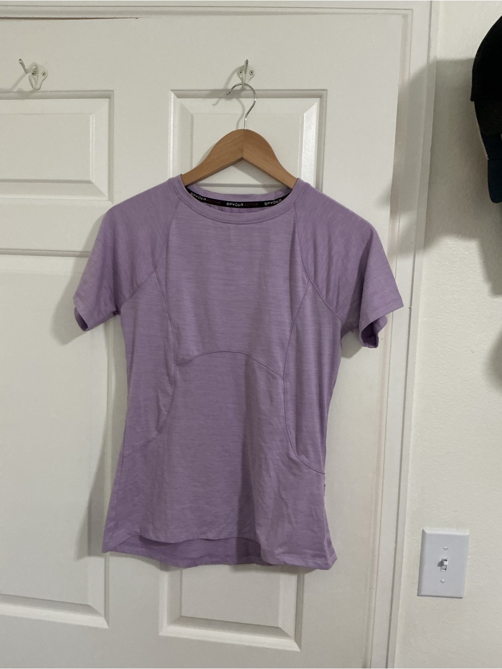Spyder Light Purple Short Sleeve Active Tee